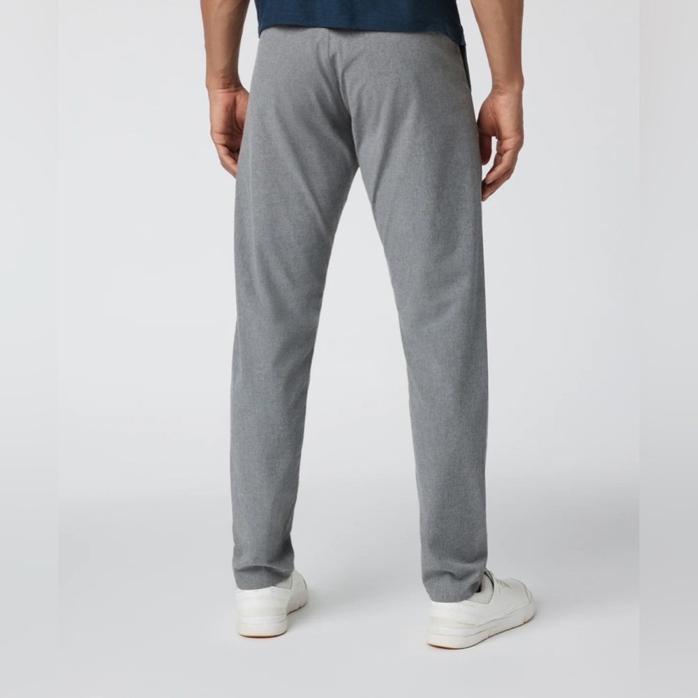 Vuori Men's Aim Chino Pants, Gray, Size 36, Stretch Performance Golf Active V431 - Picture 14 of 16